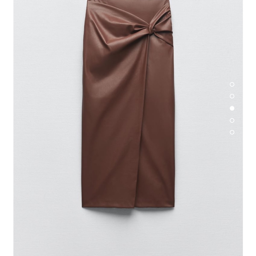 BLOGGERS FAV ZARA FAUX KNOTTED SKIRT 3046/383